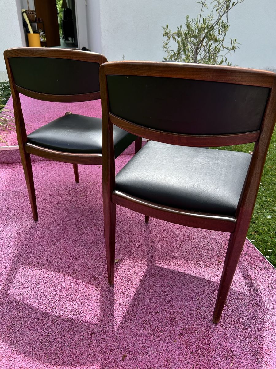 Sedie: 2 chaises en palissandre design  – Usato da Lully VD venduto da Garance040 3