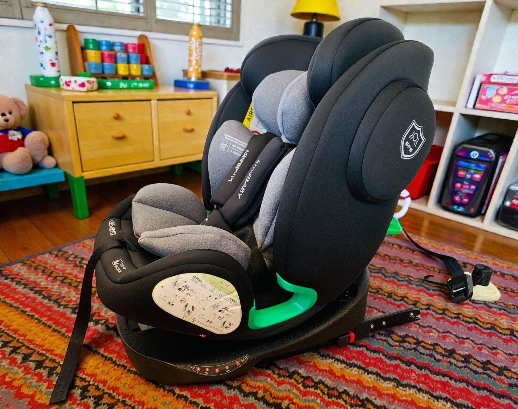 Auto-Kindersitze: ISOFIX Autositz iSize 40-150cm ECE R129 GRAU/SCHWARZ NEU – Neu und originalverpackt aus Bergdietikon von shopAgent 1