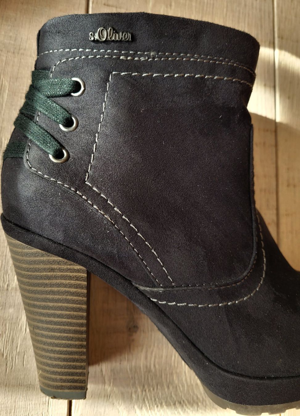 S.Oliver Damenschuhe: s.Oliver Winterschuhe Stiefeletten mit Absatz Gr. 37 schwarz – Neu (gemäss Beschreibung) aus Hofstetten BE von lis_tlt6 1
