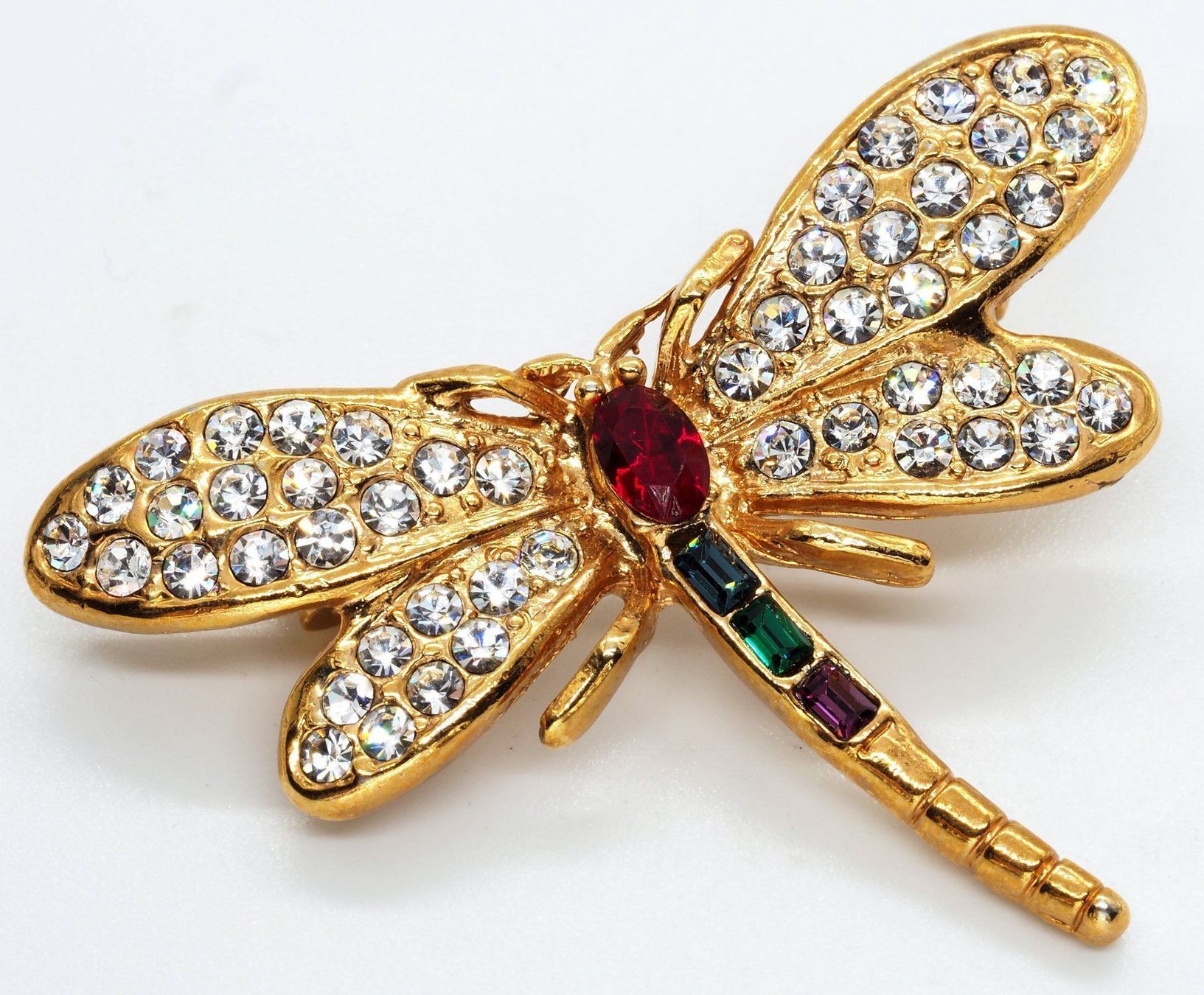 Broschen & Nadeln: Vintage ROMAN Brosche; Libelle – Gebraucht aus Zürich von nostalgic_treasures 3