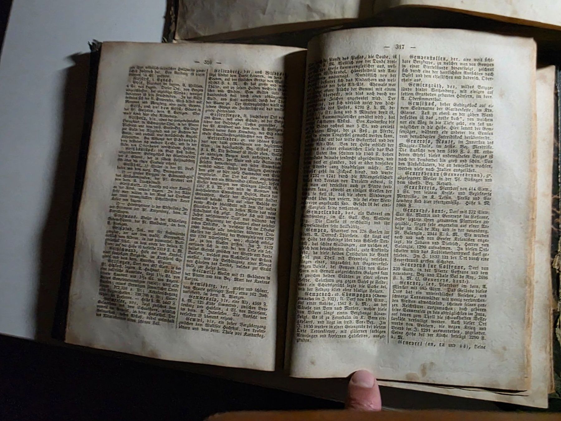 Bücher: Hand Lexikon Schweizerische Eidgenossenschaft 1856 – Gebraucht aus Walterswil BE von Lonitti 5