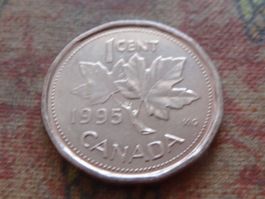CANADA 1 Cent 1995