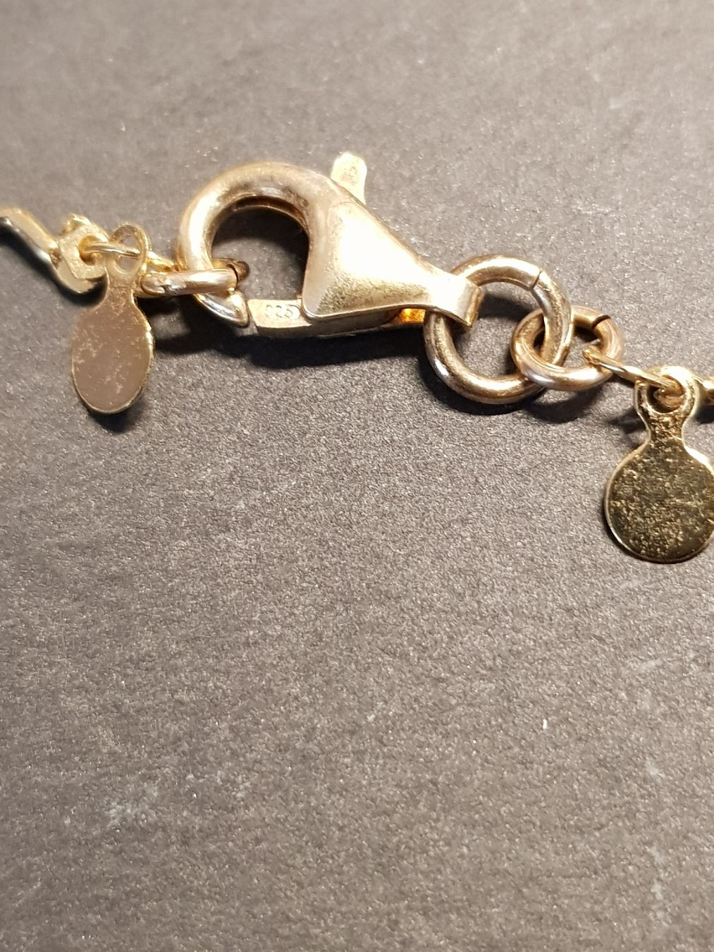 Catenine: collier laiton doré goldfilled sequins – Usato da Veyrier venduto da sosozizou 1