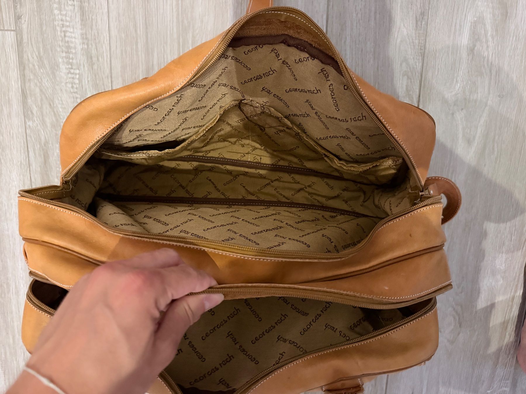 Taschen: George Rech Ledertasche hellbraun – Gebraucht aus Immensee von mikeside 2