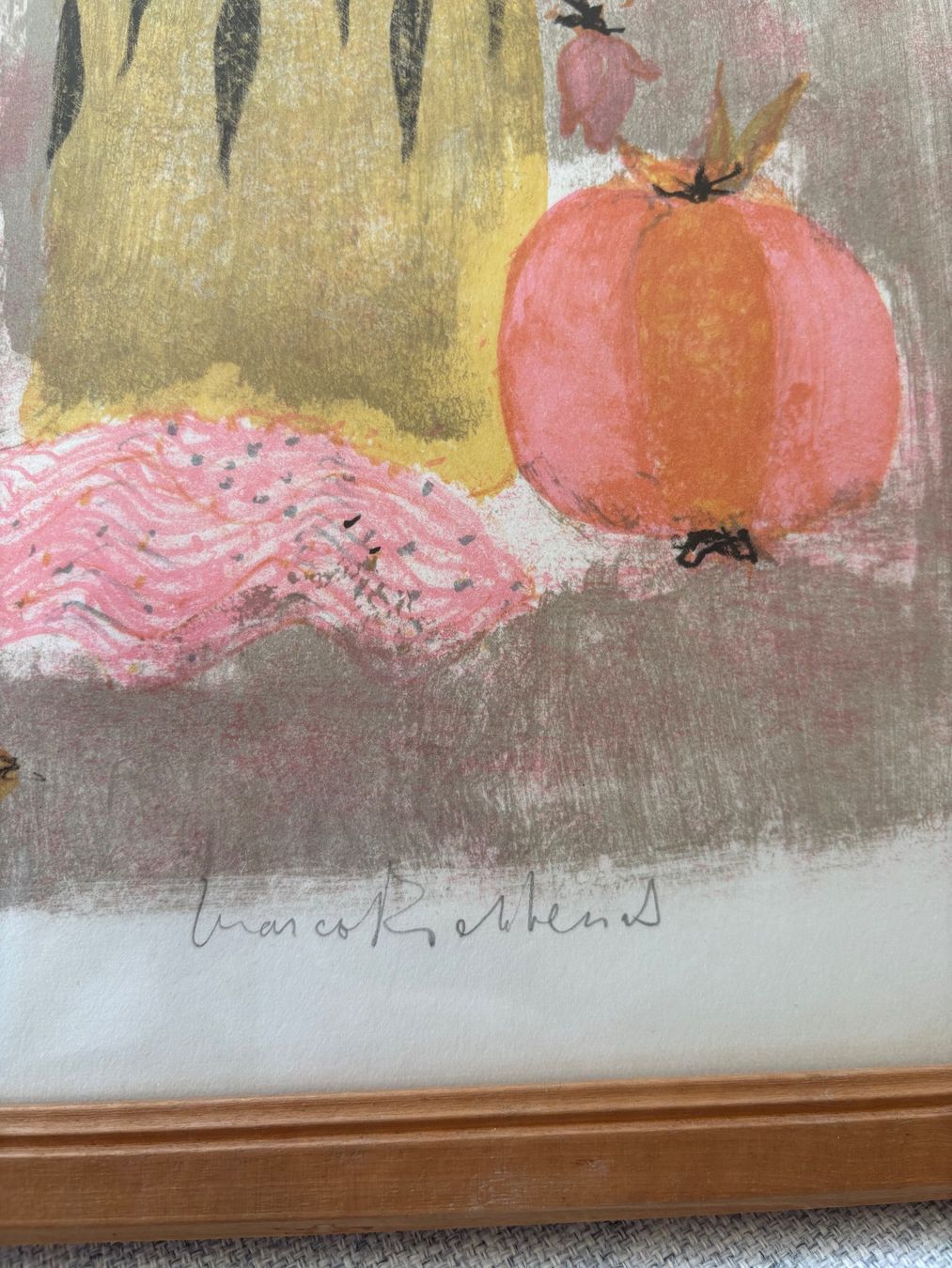 Grafica & Litografie: Swiss Marco Richterich framed lithograph – Usato da Steinhausen venduto da Smitten_Vintage 3