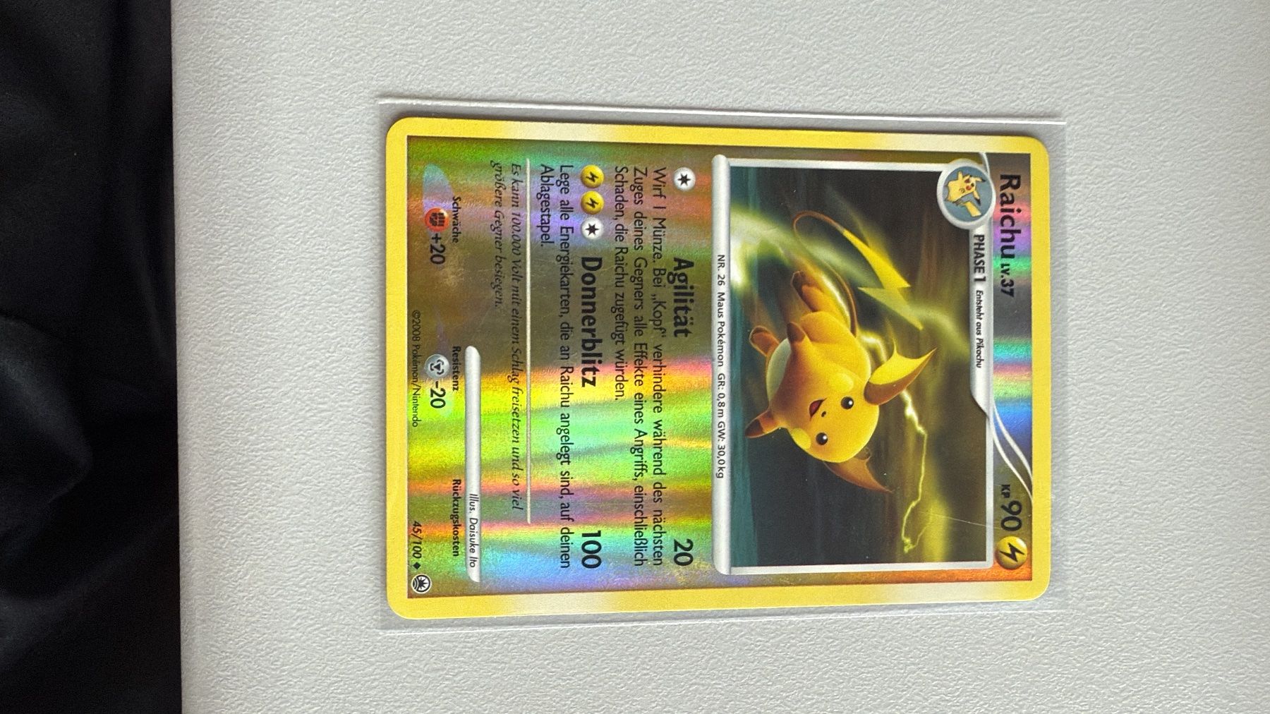 Pokémon Sammelbilder & Trading cards: Raichu 45/100 Reverse Deutsch Pokémon – Gebraucht aus Gudo von ken_dr92 5