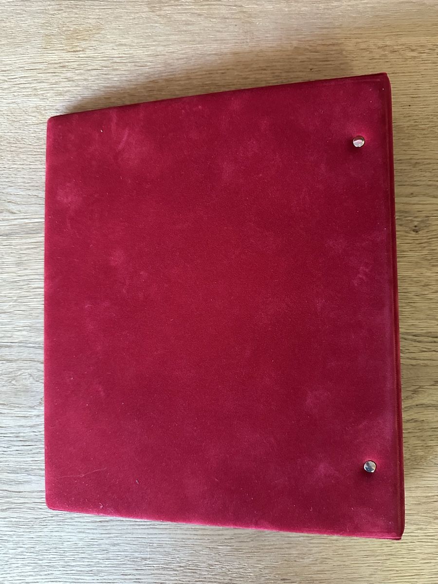 Album: Samtener Ringbinder mit Box ohne Einlageblätter gut erhalten – Usato da Schmitten / FR venduto da Samsara169 3