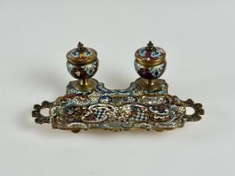 Antico Calamaio Russo Cloisonné epoca Napoleone III