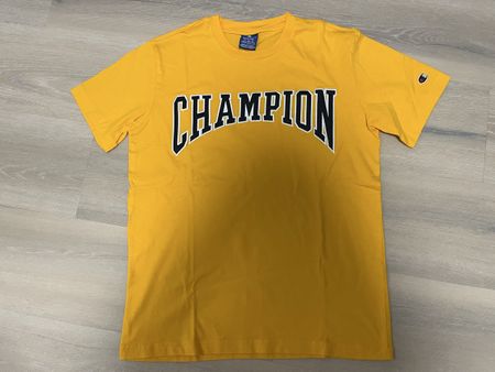 T-Shirt Champion orange unisex M neu