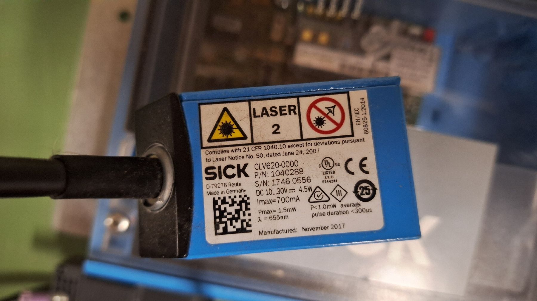 Scanner: Sick Laser Scanner CLV620 inkl. Anschlussbox – Usato da Hornussen venduto da VeryGrumpy 1