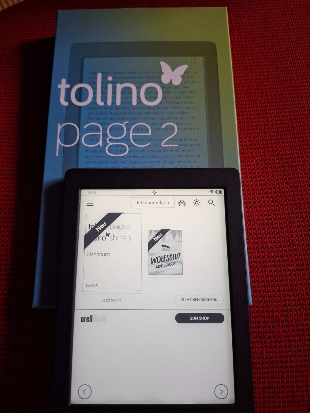 Tolino Tablet PC: Tolino page 2 eBook Reader – Usato da Bibern SH venduto da Rolf550