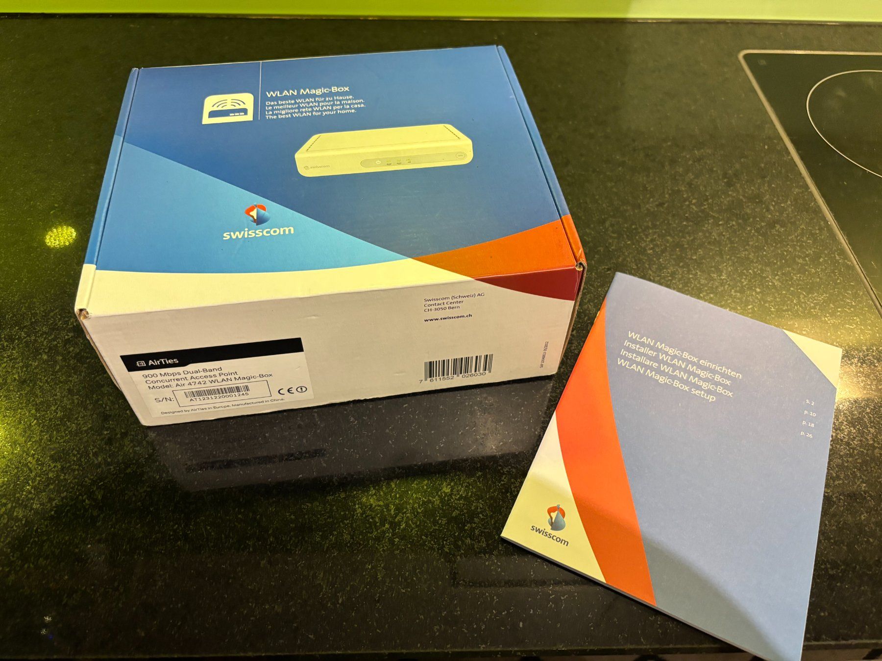 Swisscom Modem & Router: WLAN Magic-Box – Nuovo e nell'imballaggio originale da Basel venduto da Papingo 2