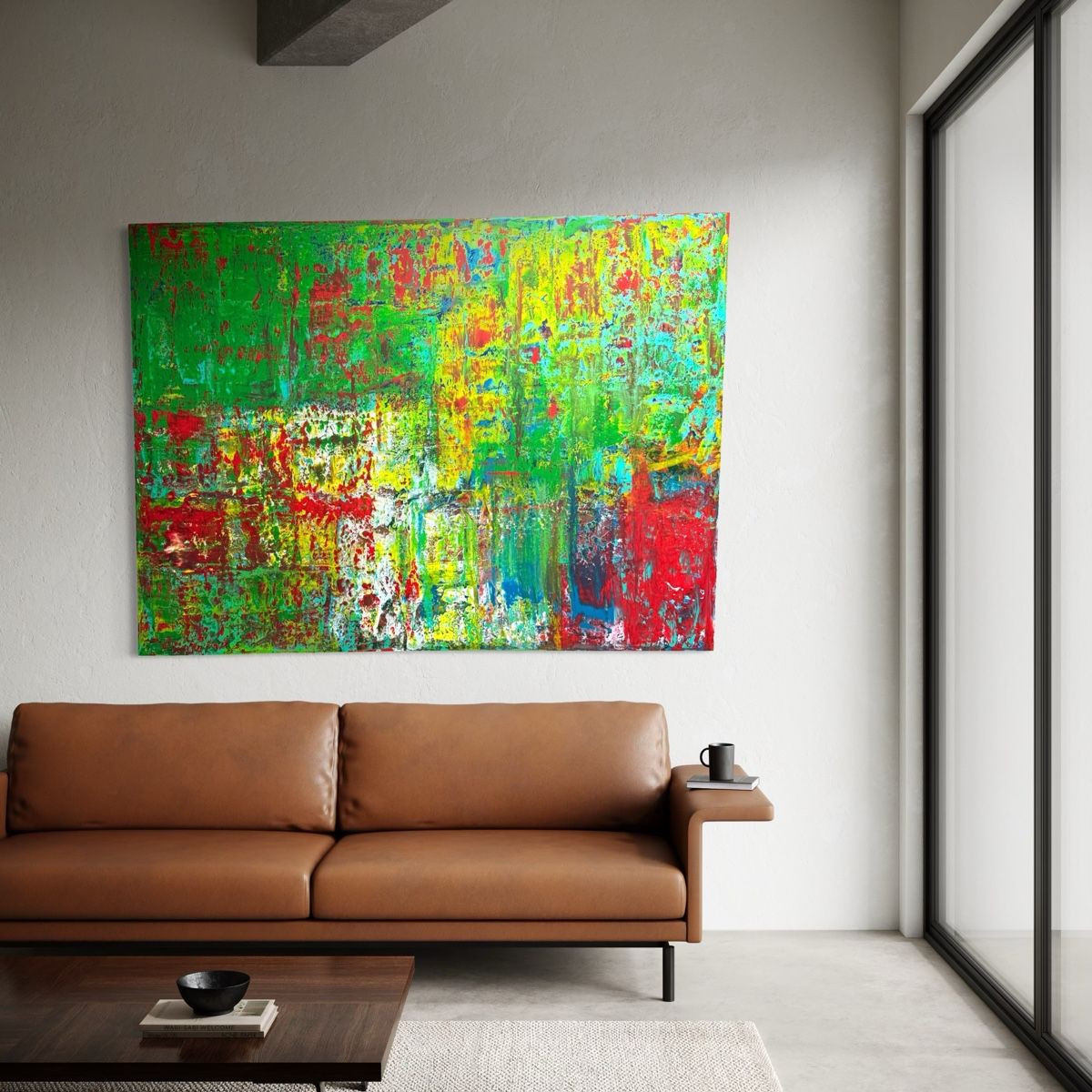 Gemälde: Original Gemälde, abstrakte Kunst, 190 x 140 cm – Neu und originalverpackt aus Berikon von nimmo 7