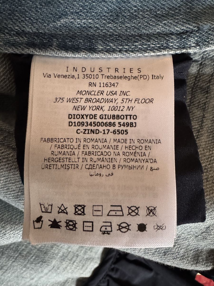 Moncler Giacche: MONCLER, veste en jeans, taille L – Nuovo (secondo la descrizione) da Morges venduto da sandy069 5