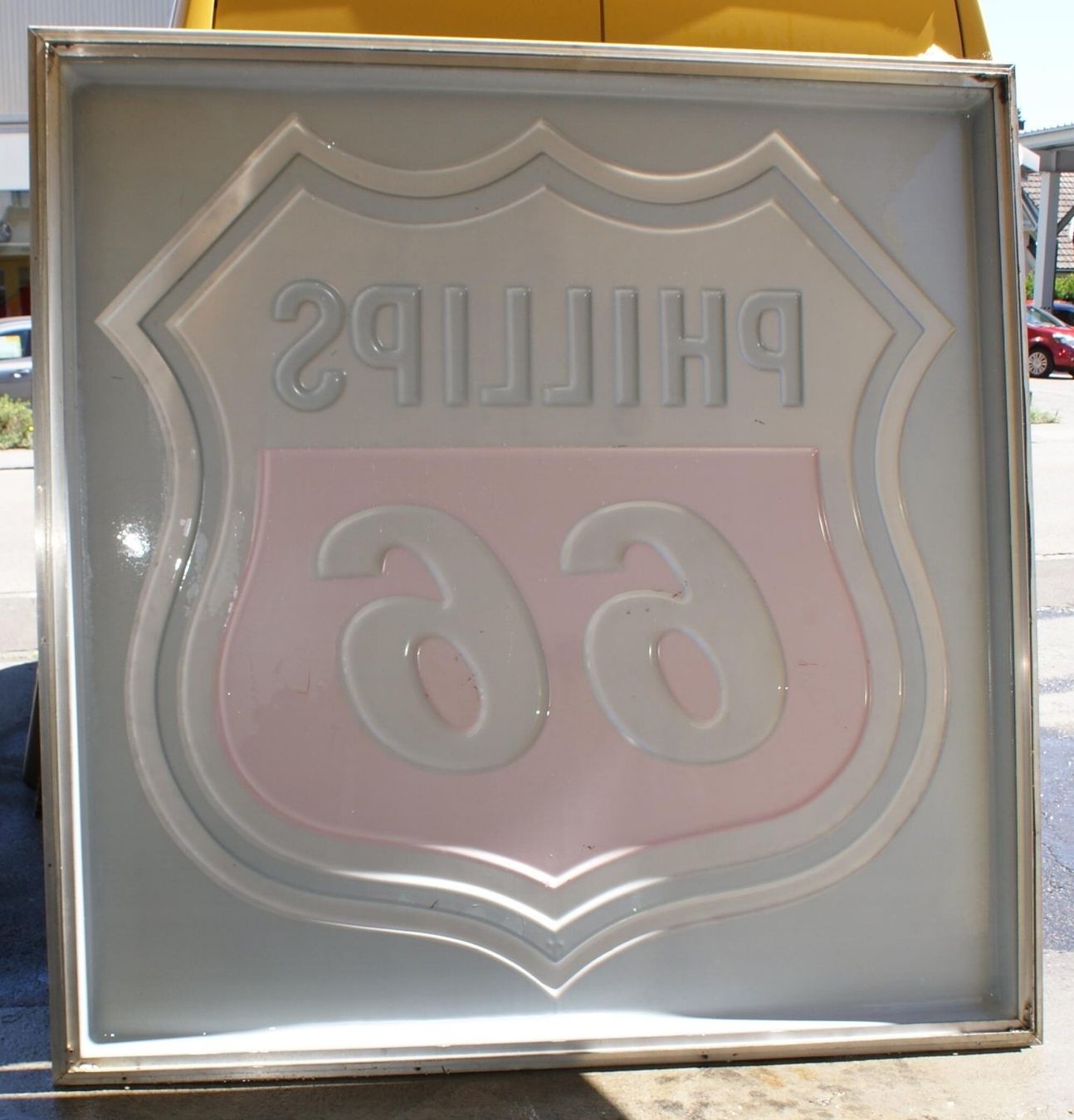 Insegne: Phillips 66 Plexi-Reklame riesig USA – Usato da Lüchingen venduto da Aw67 4