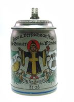 Lehr- + Versuchsanstalt für Brauer in München Bierkrug 1938