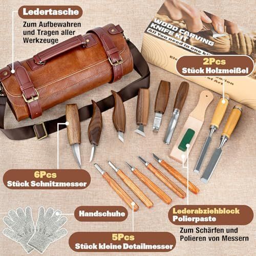 Tutti gli attrezzi: Holzschnitzset 17tlg – Nuovo e nell'imballaggio originale da Hundwil venduto da tec_mm27 3