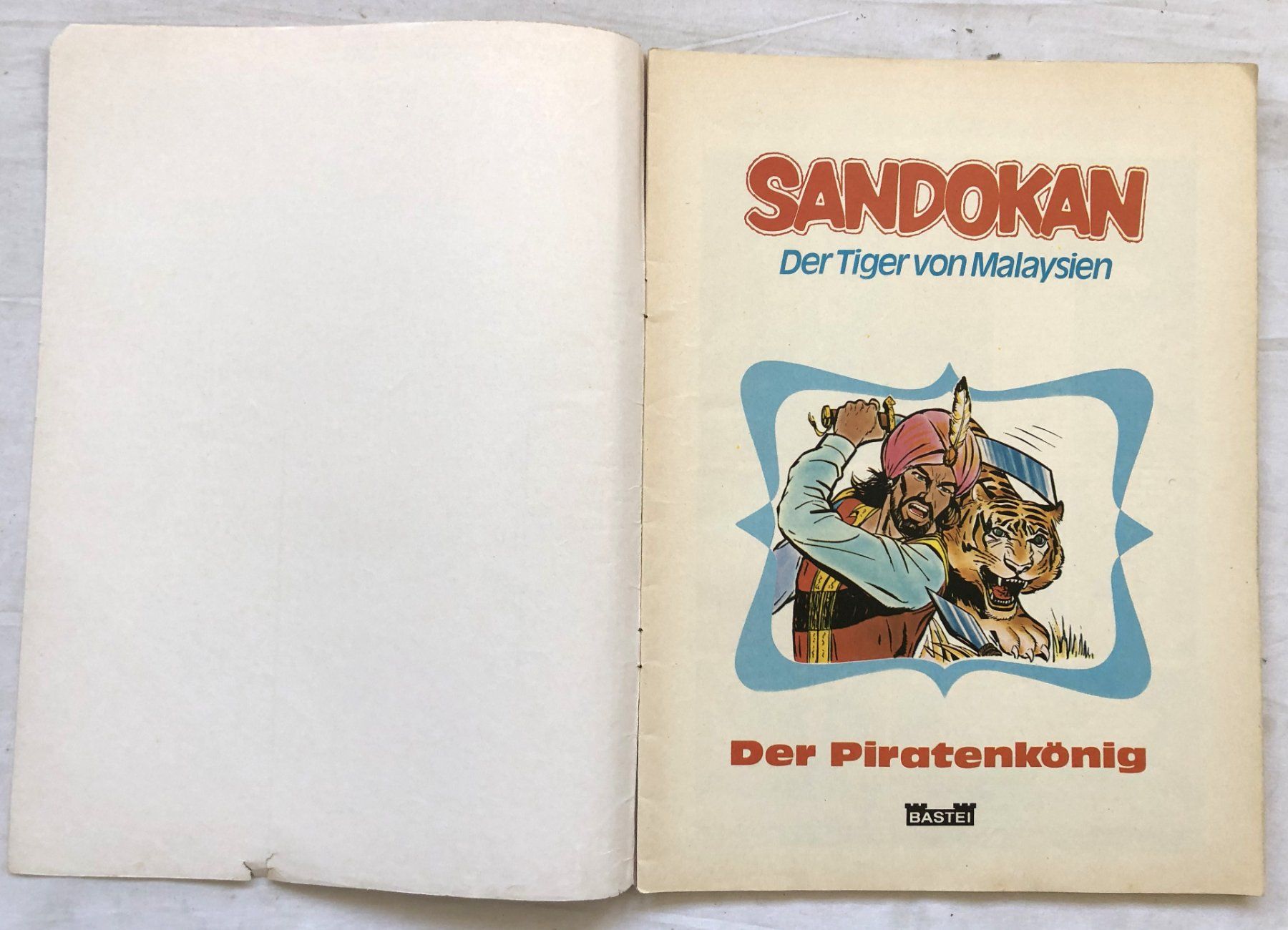 Fumetti: 3x Bastei Hefte - SANDOKAN - Nr.1/6/30 – Usato da Schaffhausen venduto da durruti 1
