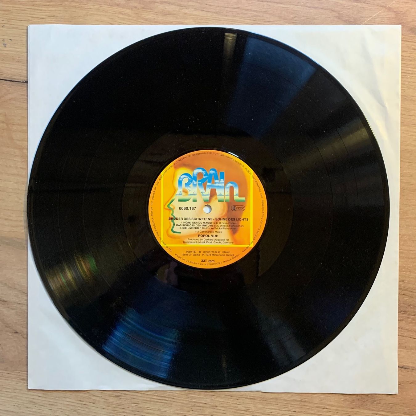 Vinyles: POPOL VUH - NOSFERATU...OG GER 1978...EX/VG+ – D'occasion à Gals par Diskopatshop 3