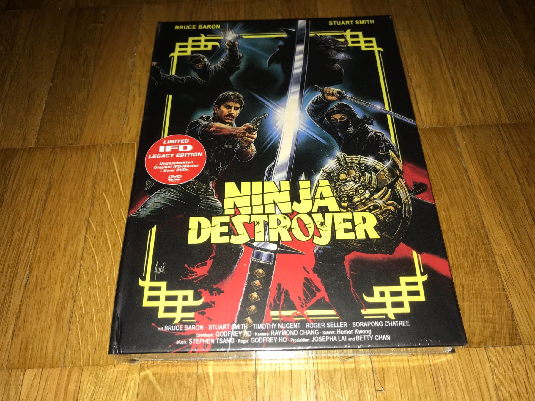 Tutti i DVDs: Ninja Destroyer - MEDIABOOK - A - UNCUT – Nuovo e nell'imballaggio originale da Basel venduto da havsok