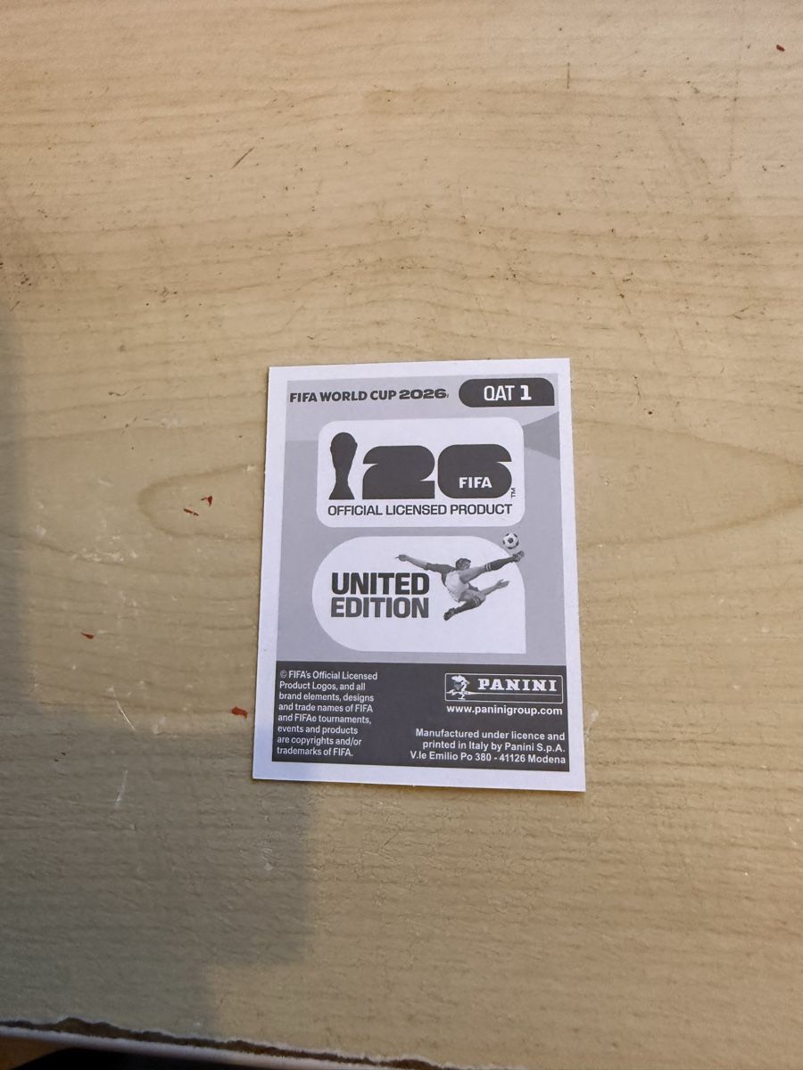 Panini Carte collezionabili: FIFA WM 2026 Sticker QATAR QAT 1 – Usato da Rüschlikon venduto da andi_841 1