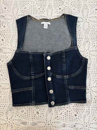 Jeans Shirt / Weste / Crop
