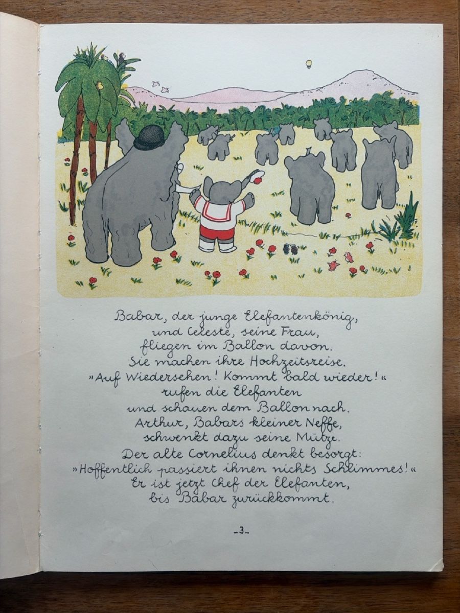 Libri: BABAR Bilderbuch-Grossformat 27x1.5x37cm – Usato da rüeterswil venduto da Svda 2