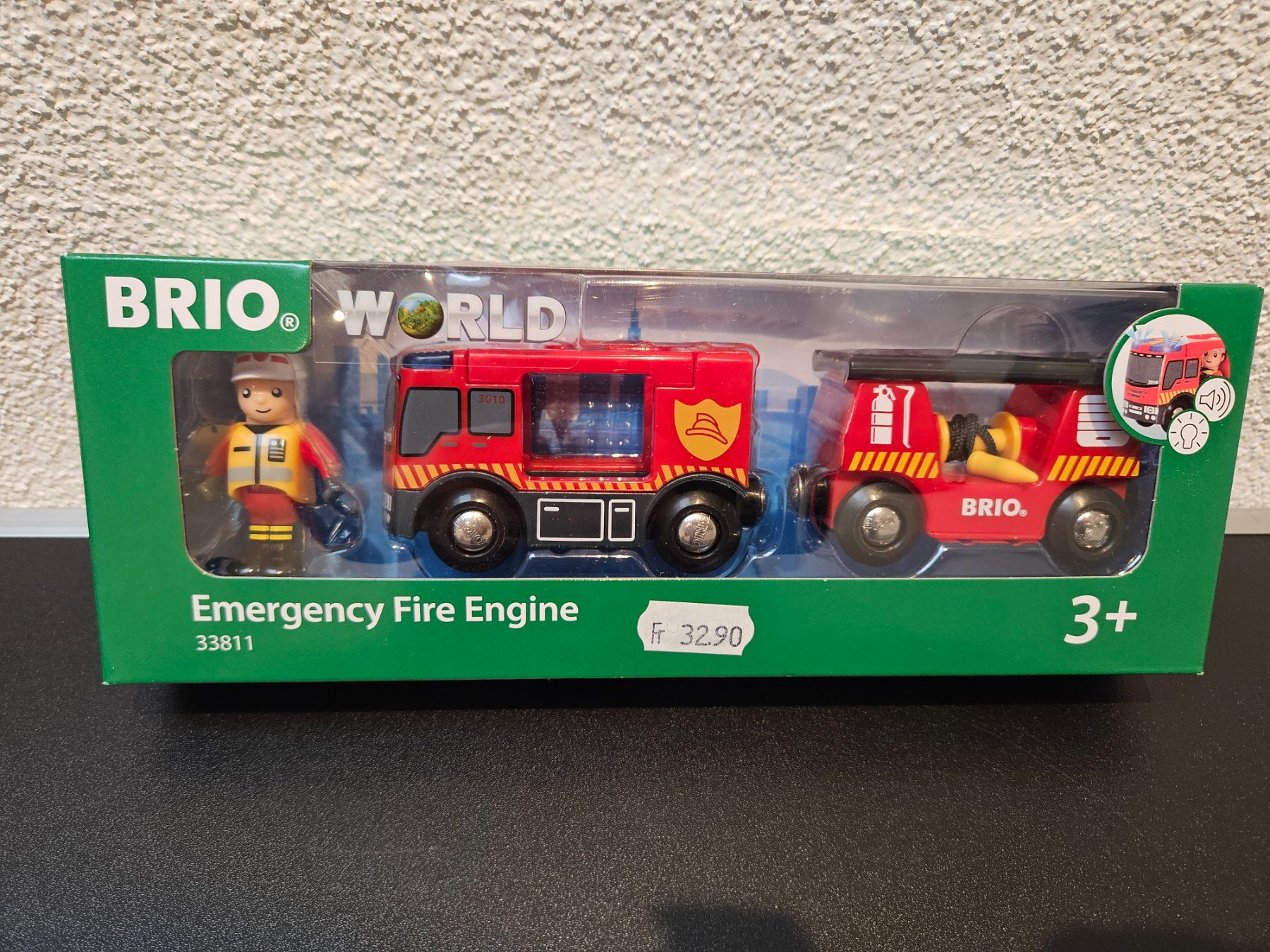 Brio Giocattoli: Neu - Brio - 33811 - Emergency Fire Engine – Nuovo e nell'imballaggio originale da Dagmersellen venduto da Jarsetz_Restposten