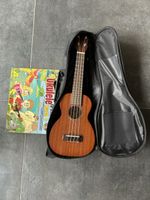 Ukulele, mit Hülle und Spielanleitung inkl. CD