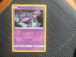 Pokemon Mewtu non Holo Unbroken Bonds near Mint