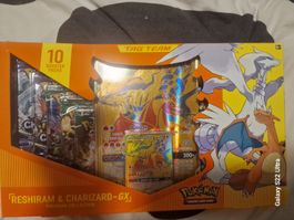 Pokémon TCG Reshiram & Charizard-GX Premium Collection NEUF 