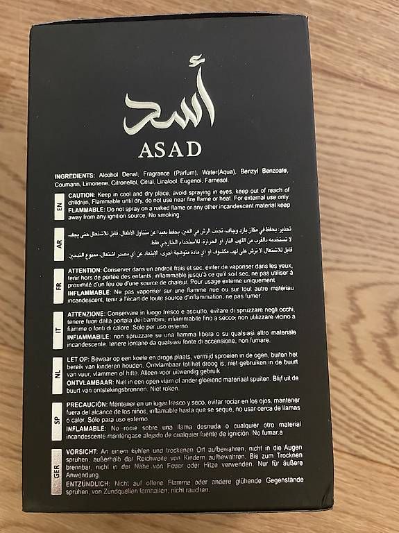 Parfums & Eau de Toilette: Lattafa Assad Elixir Parfum 100 ml neu – Neuf avec emballage d'origine à Muttenz par Style_2000 2