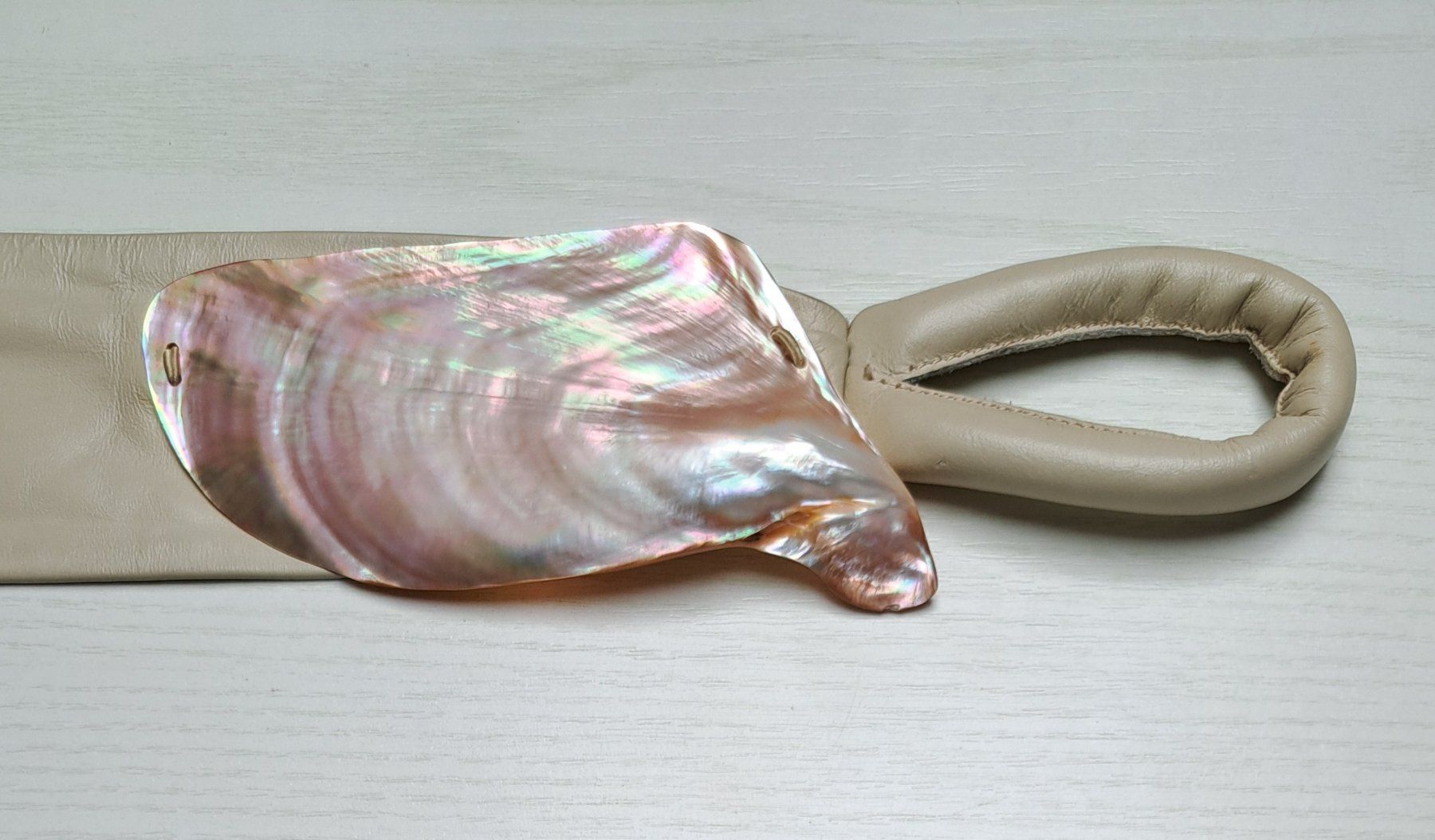 Cinture: Ledergürtel mit Muschelverschluss – Usato da Reutigen venduto da IrisFashion 1