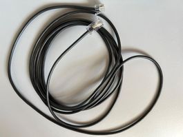 Telefonkabel RJ11 schwarz lang guter Zustand