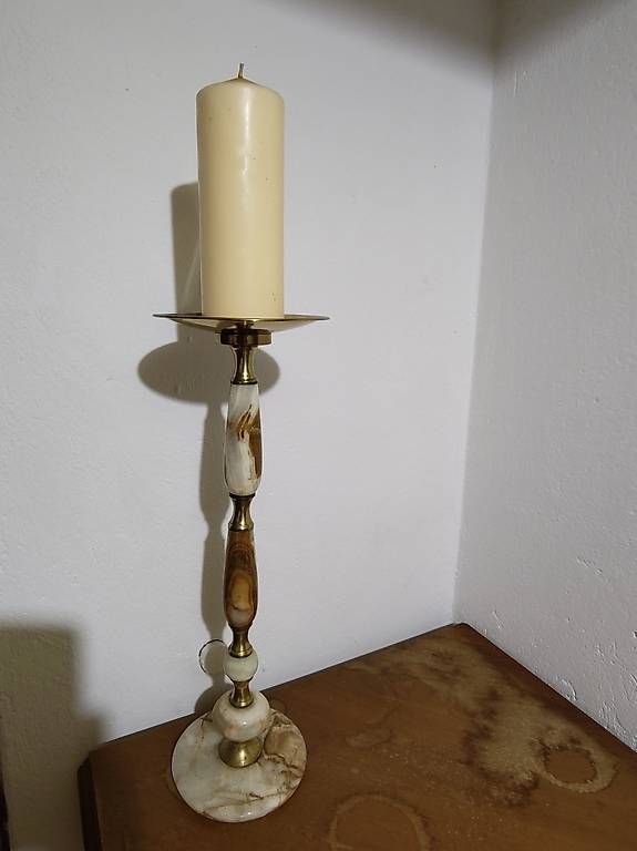 Kerzenständer: Chandelier marbre – Gebraucht aus Yverdon-les-Bains von stephanie.kaelin