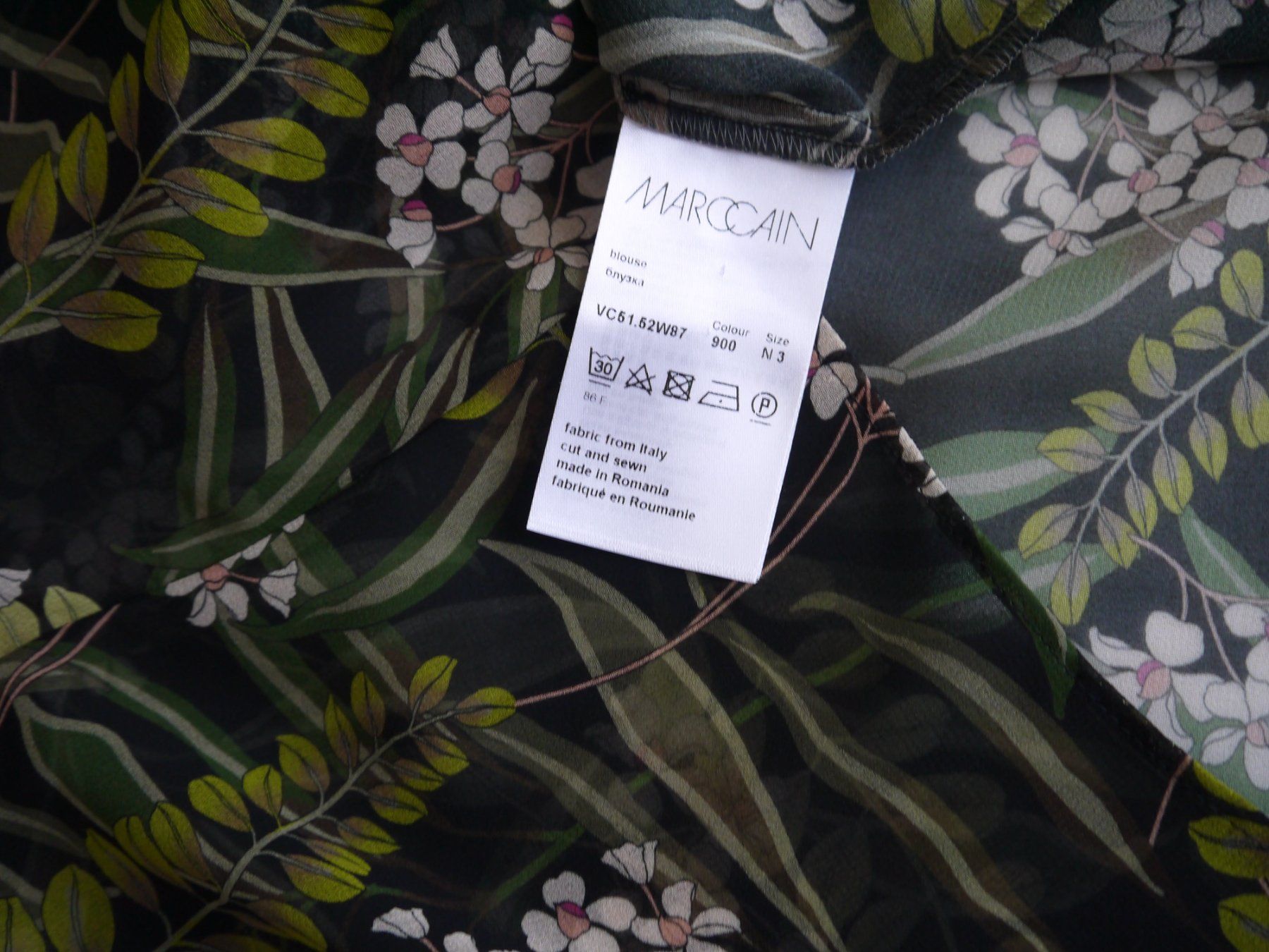 Marc Cain Blusen: Marc Cain Bluse Bügelfrei N3 – Gebraucht aus Hagendorn von Blaf 5