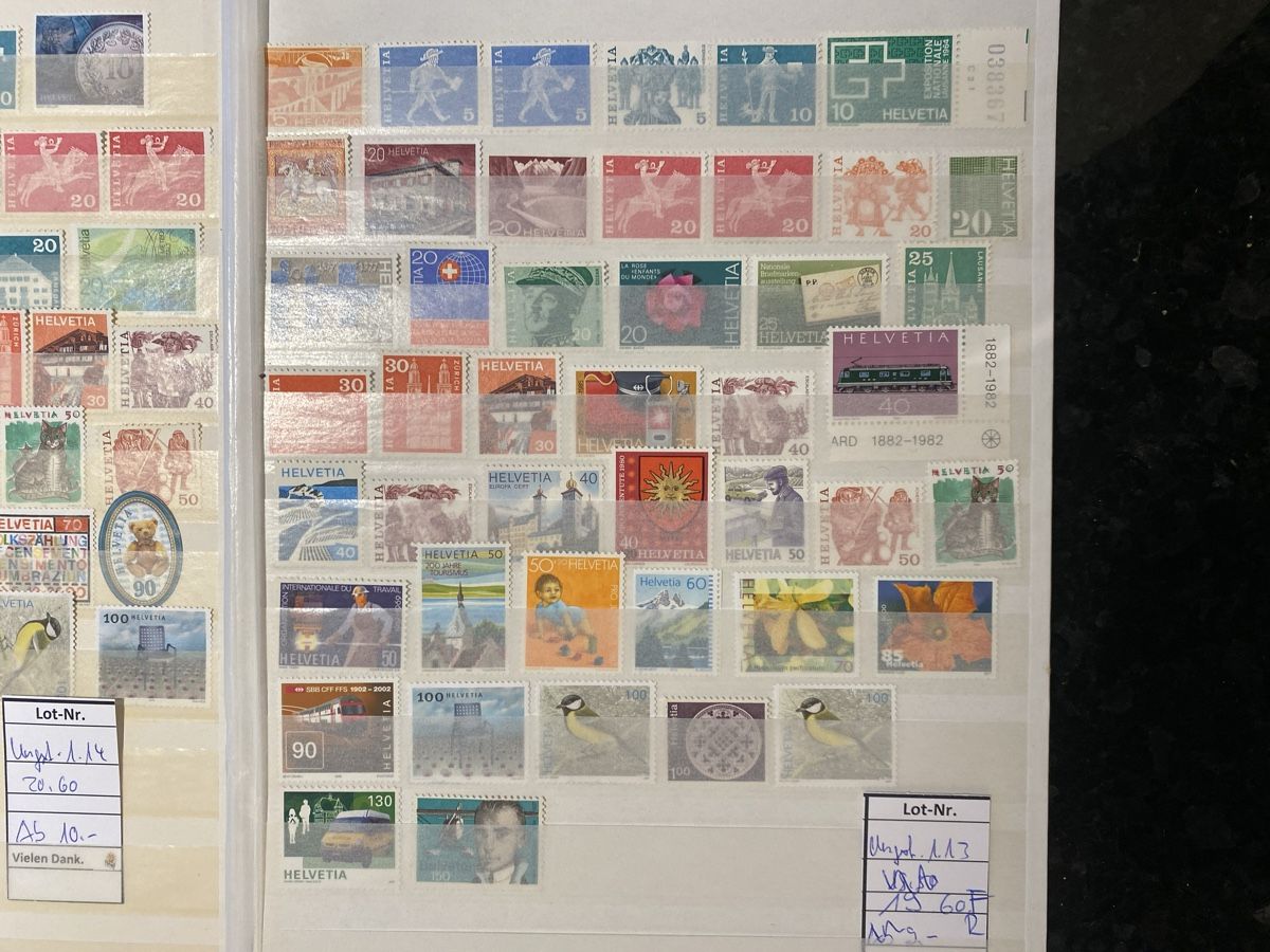 Alle Briefmarken: 60.25Fr Frankaturware postfrisch ungestempelt Sammlung – Neu (gemäss Beschreibung) aus Wil SG von Chefsugus 6