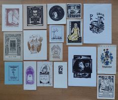 Grosse Sammlung Exlibris verschiedene Künstler (01)