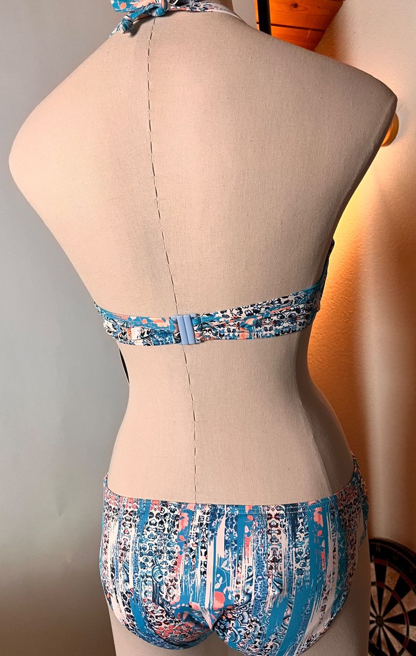 Sunseeker Costumi da bagno & Bikini: SUNSEEKER, Bikini, Grösse 42C, Farbe Hellblau gemustert – Nuovo e nell'imballaggio originale da Rudolfstetten venduto da gst_g7xl 3