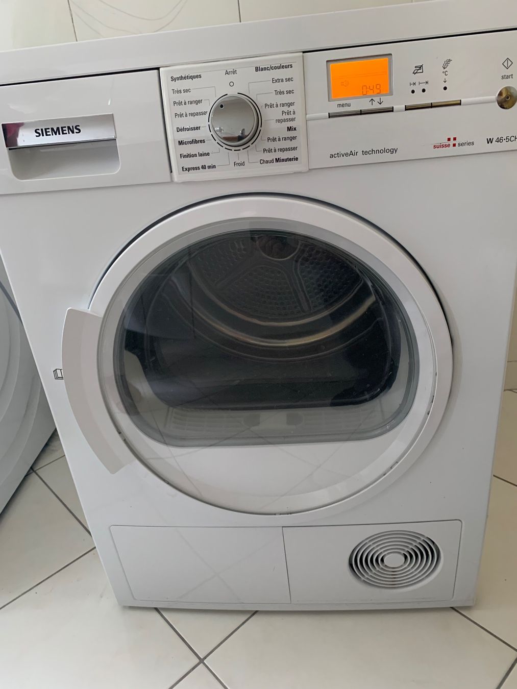 Siemens Machines à sécher: Siemens sèche-linge activeAir technology – D'occasion à Clarens par cla_5w25