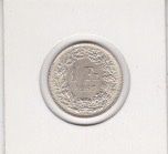 1 Franken 1957 Silber, fast wie unzirkuliert.