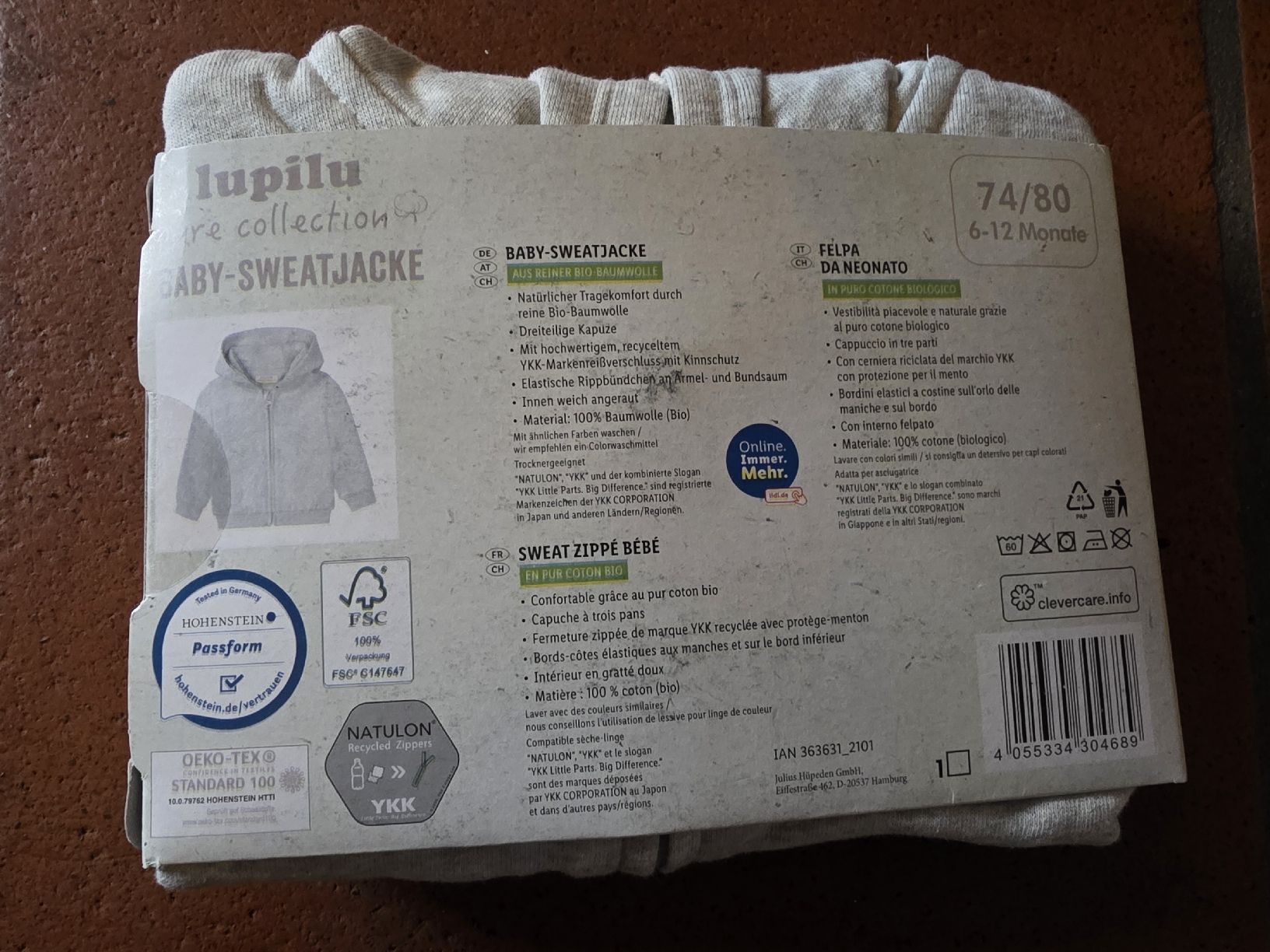 Giacche & Cappotti: Baby Swatjacke Gr. 74-80 – Nuovo e nell'imballaggio originale da Bäriswil BE venduto da Simon_Kreativwelt 1