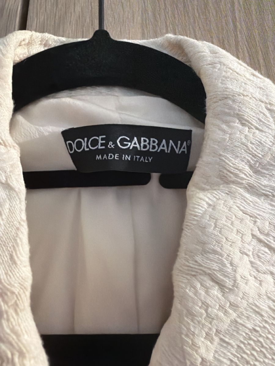 Dolce & Gabbana Giacche: Dolce & Gabbana Jacket Cream Size 38 Short Sleeve – Nuovo (secondo la descrizione) da Steinhausen venduto da bbr_kj8g 1