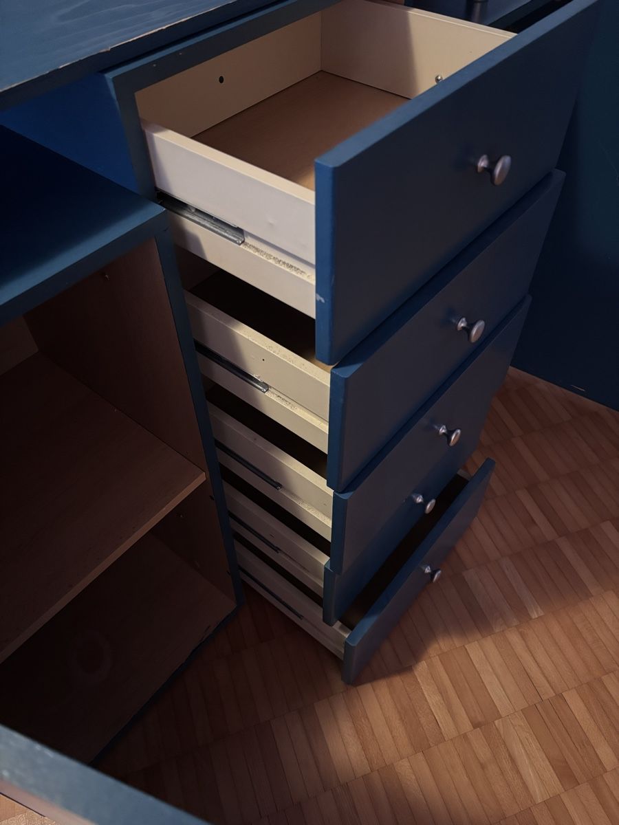 Cassettiere: Sideboard Dunkelblau - gebraucht – Usato da Baden venduto da hijo79 4