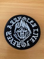 Assholes Live Forever Patch Aufnäher Sticker 304