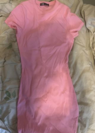 Kleid kurzarm rosa Grösse S gebraucht