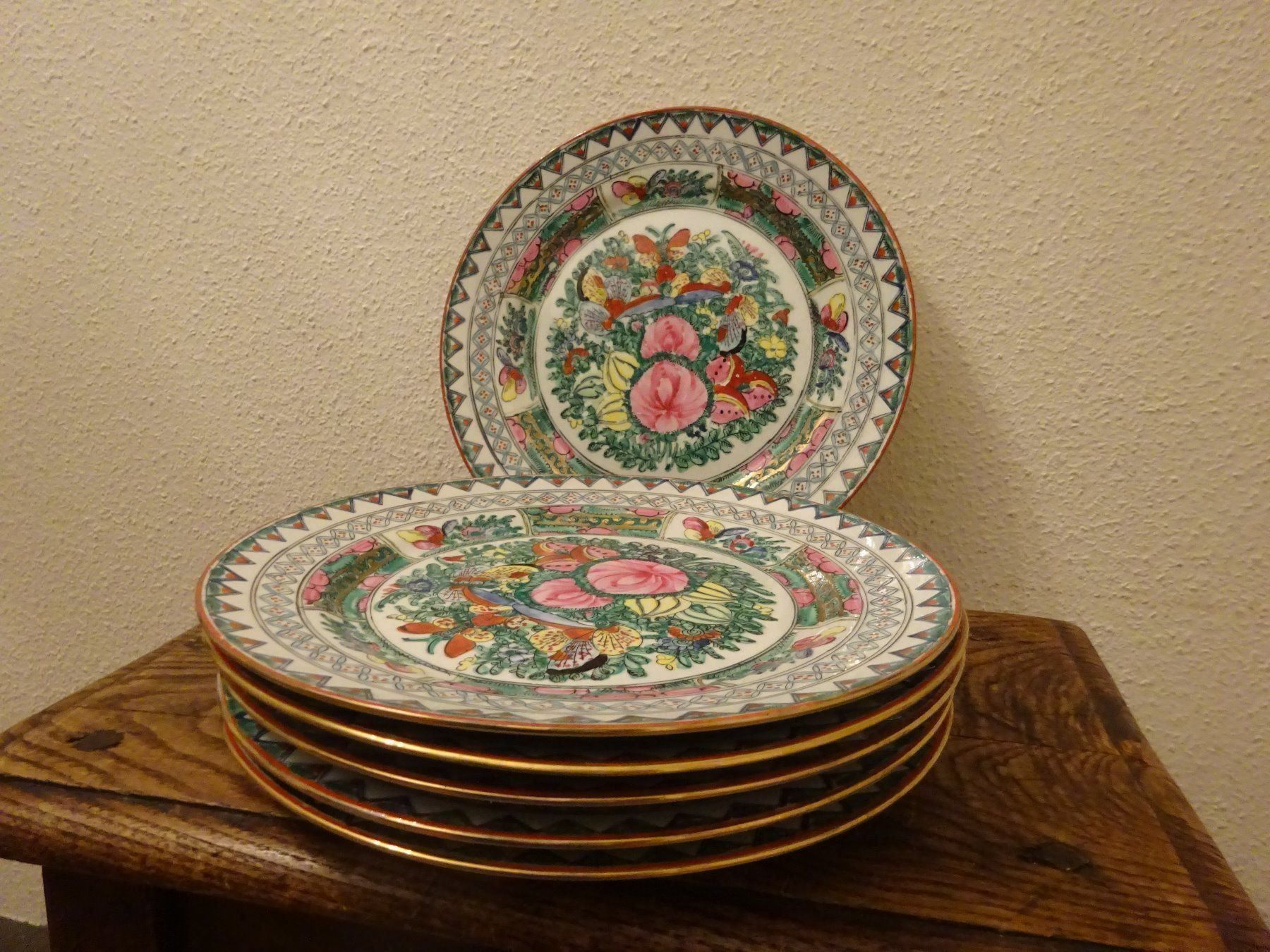 Teller: Vintage Teller Service Schmetterling - China – Gebraucht aus Esslingen von eintagammeer 4