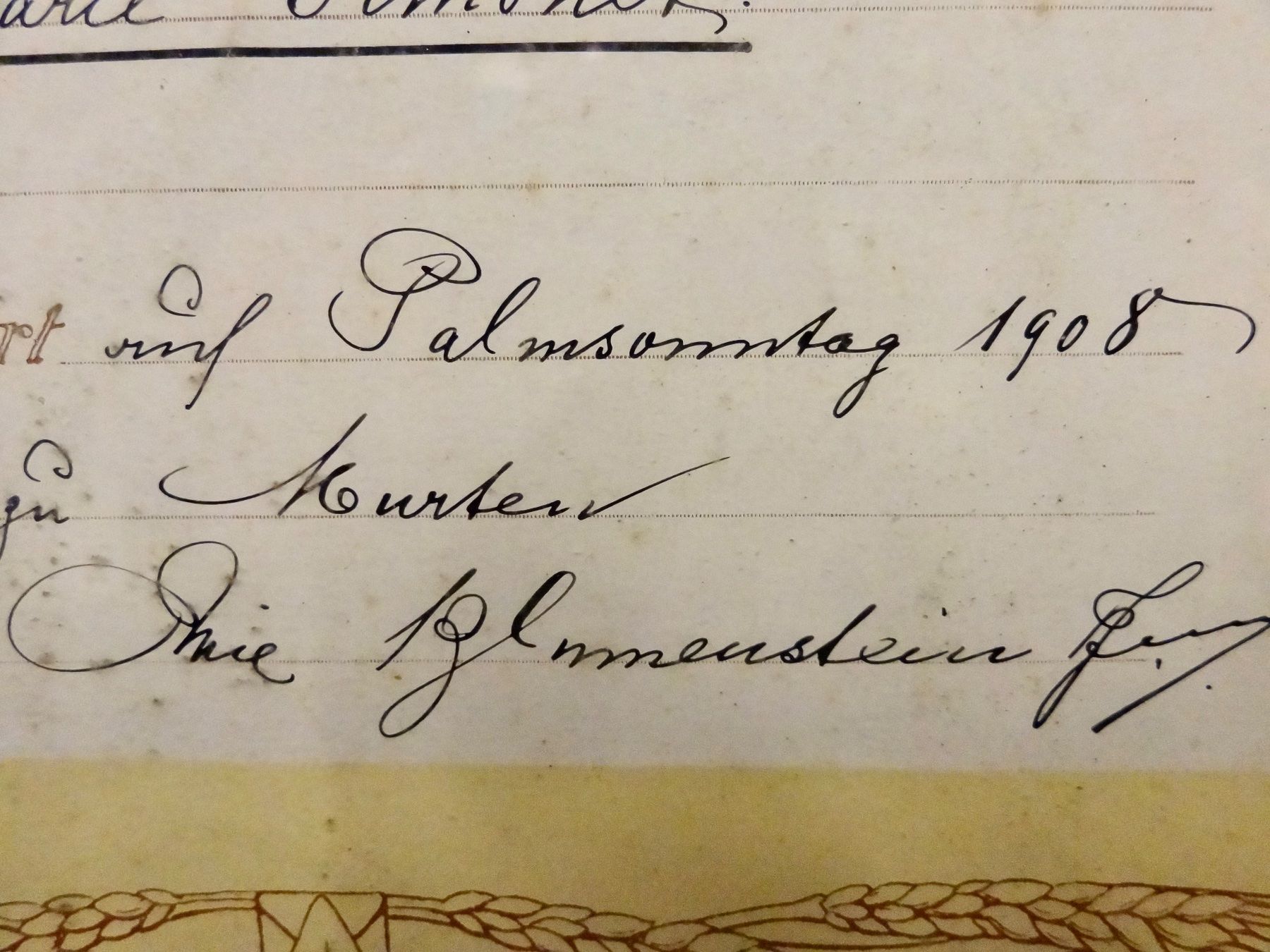 Foto & Immagini: Erinnerung an Konfirmation 1908 Konfirmationsbild – Usato da Kerzers venduto da zimmergruen 3
