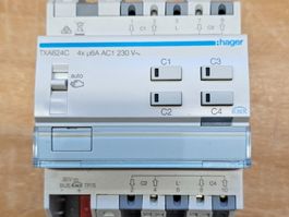Hager Jalousieaktor KNX  230V NE 4-fach TXA624C
