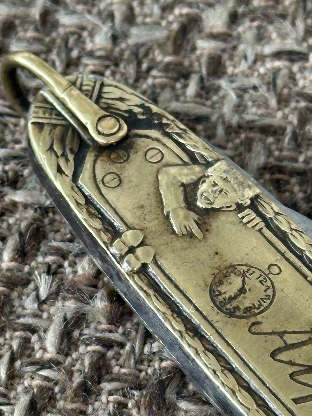 Coltelli tascabile: Antikes Uhrenmesser ALPINA TOP RAR – Usato da Dübendorf venduto da lan1808 3